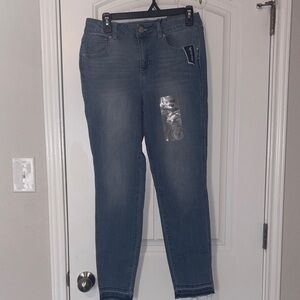 1822 Denim High Rise Ankle Skinny Jeans - Size 8 - Vintage Wash - NWT